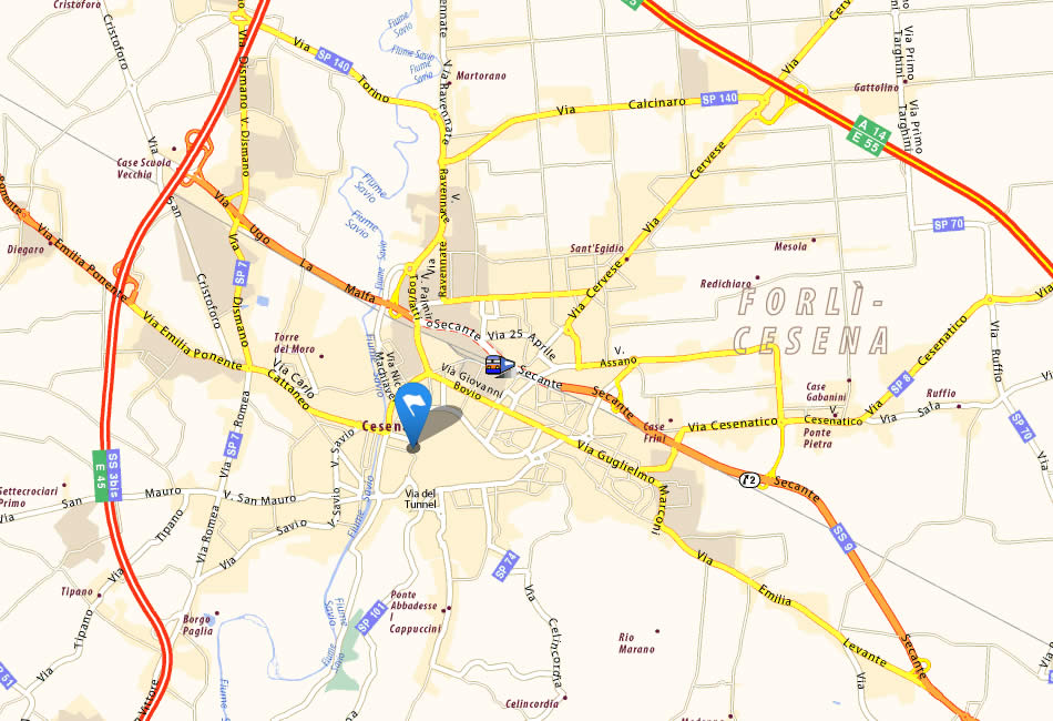 Cesena map