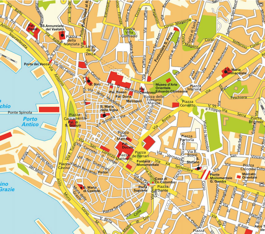 Genoa map