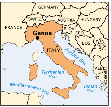 Genoa Map