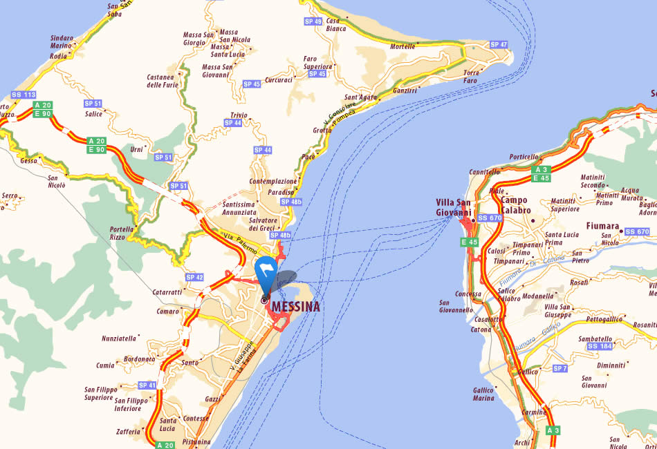 Messina map