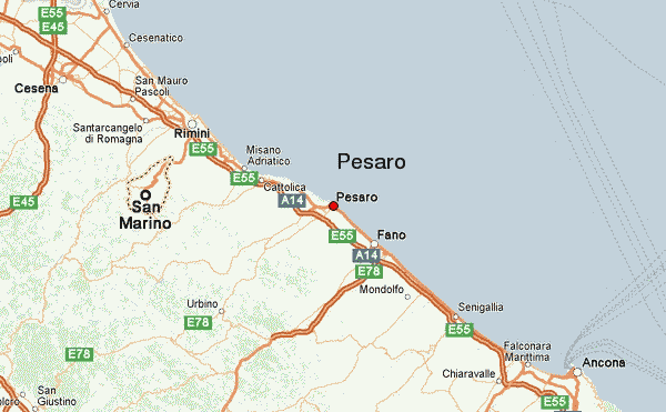 Pesaro road map