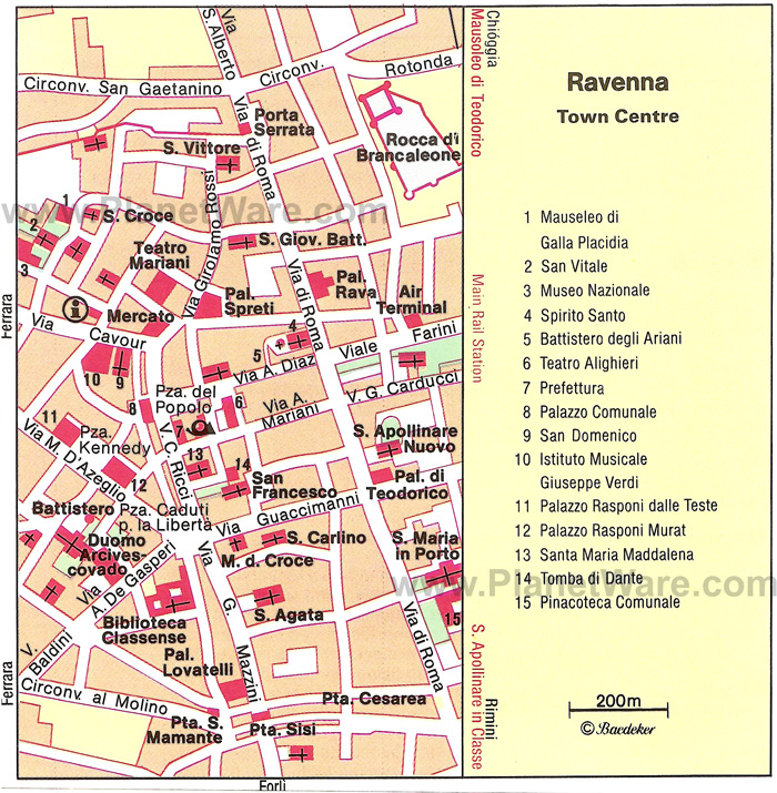 ravenna town center map