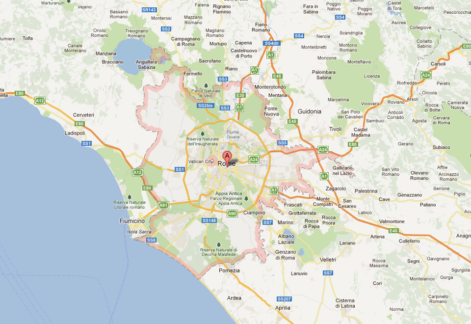 Maxima Roma Map Roma Map - Italy