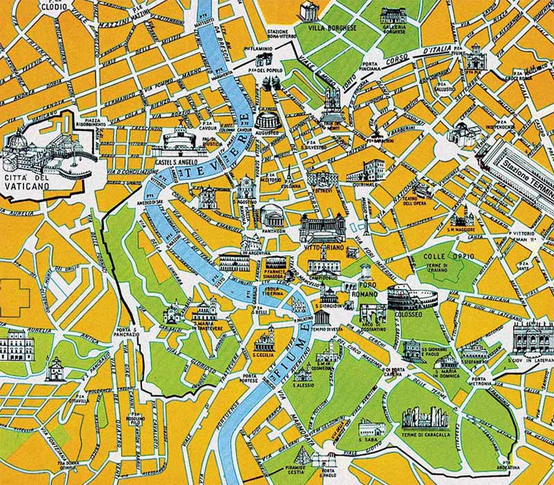 map of roma