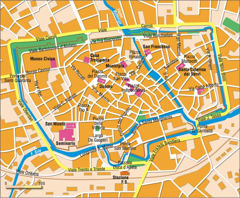 Treviso map