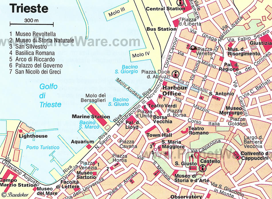 Trieste map