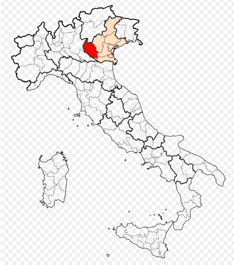 italy Verona map