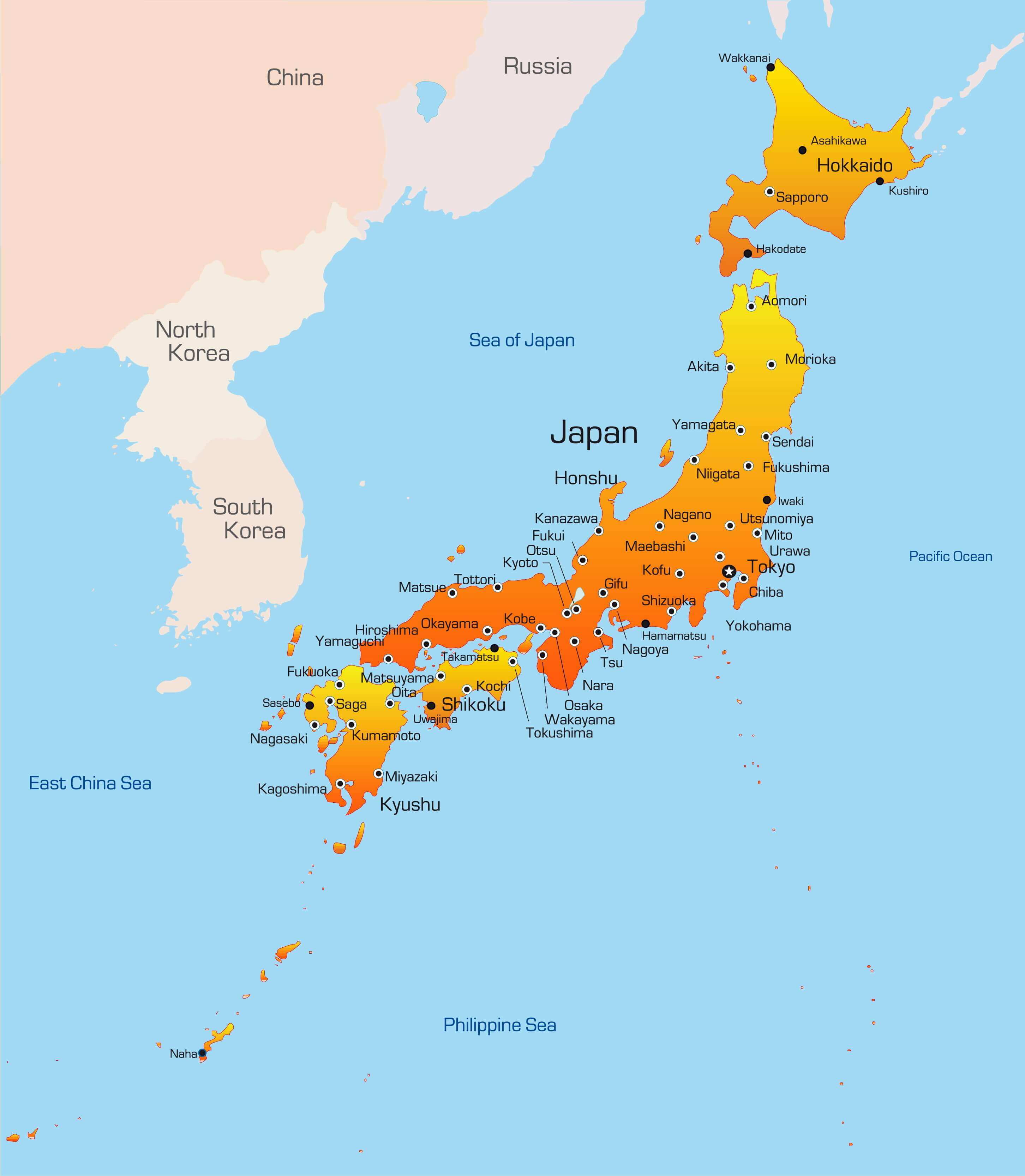 Map of Japan