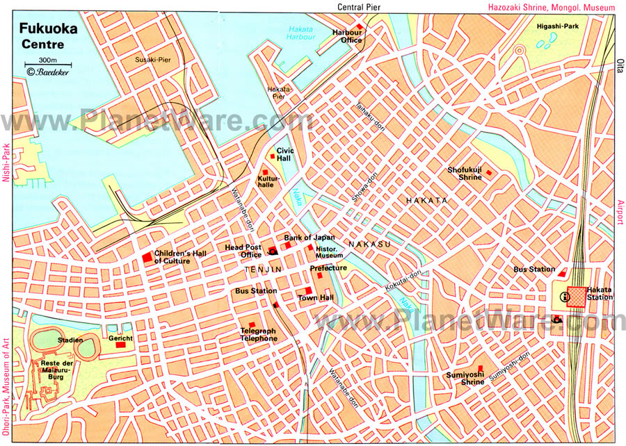 Fukuoka map