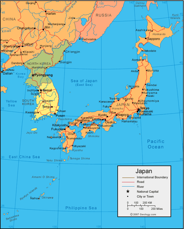 Hamamatsu japan map