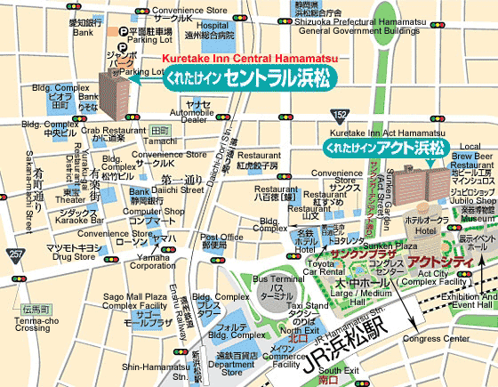 Hamamatsu map