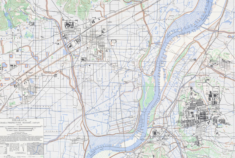 hirakata tourist map