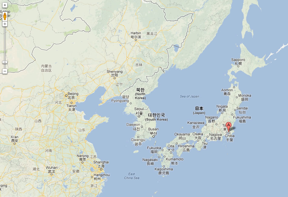 map of Ichikawa japan