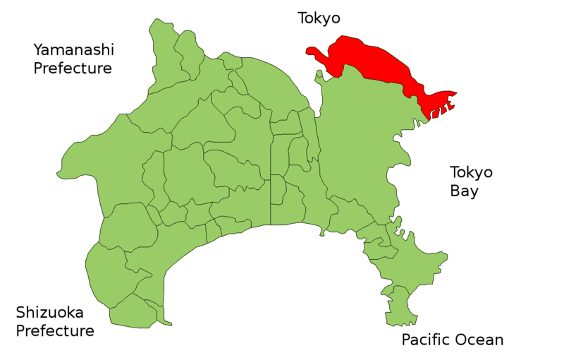 Kawasaki Kanagawa Map