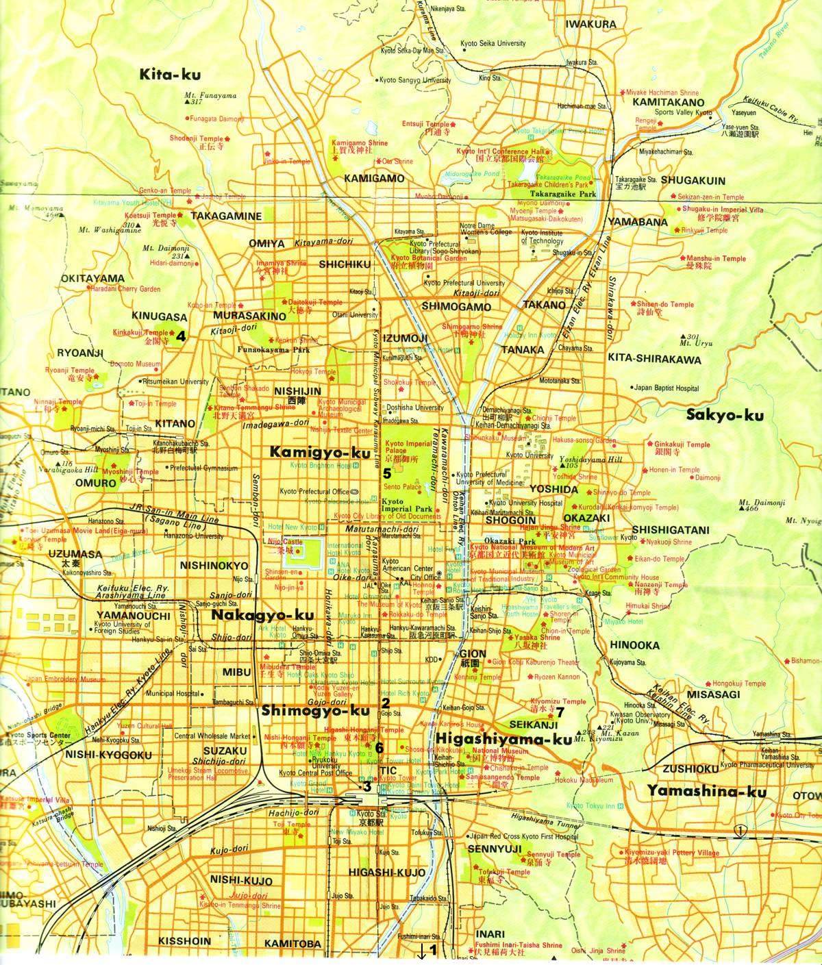 Kyoto Map