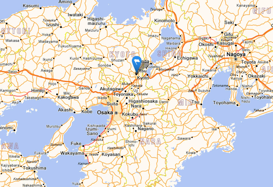 Kyoto city map