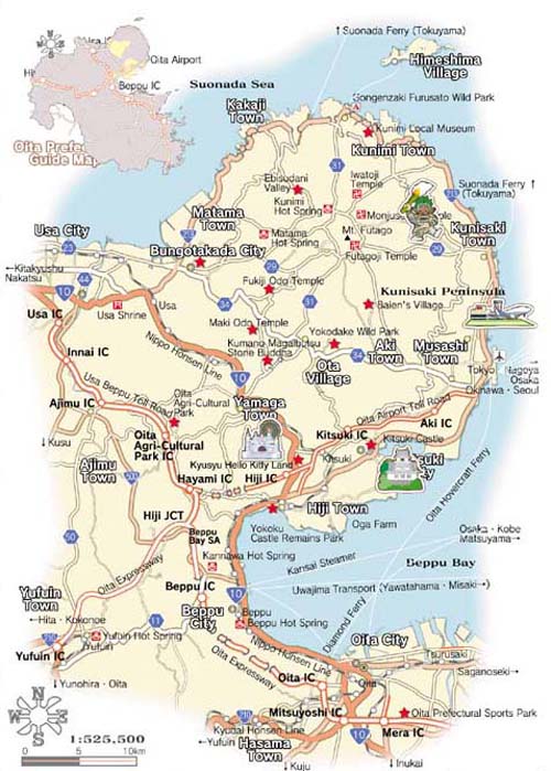 Oita map
