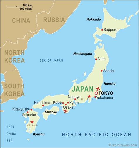 japan osaka map