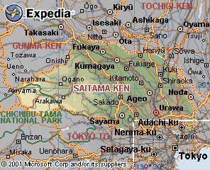 Saitama map