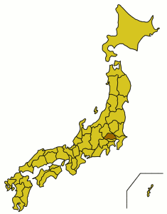 Saitama japan map