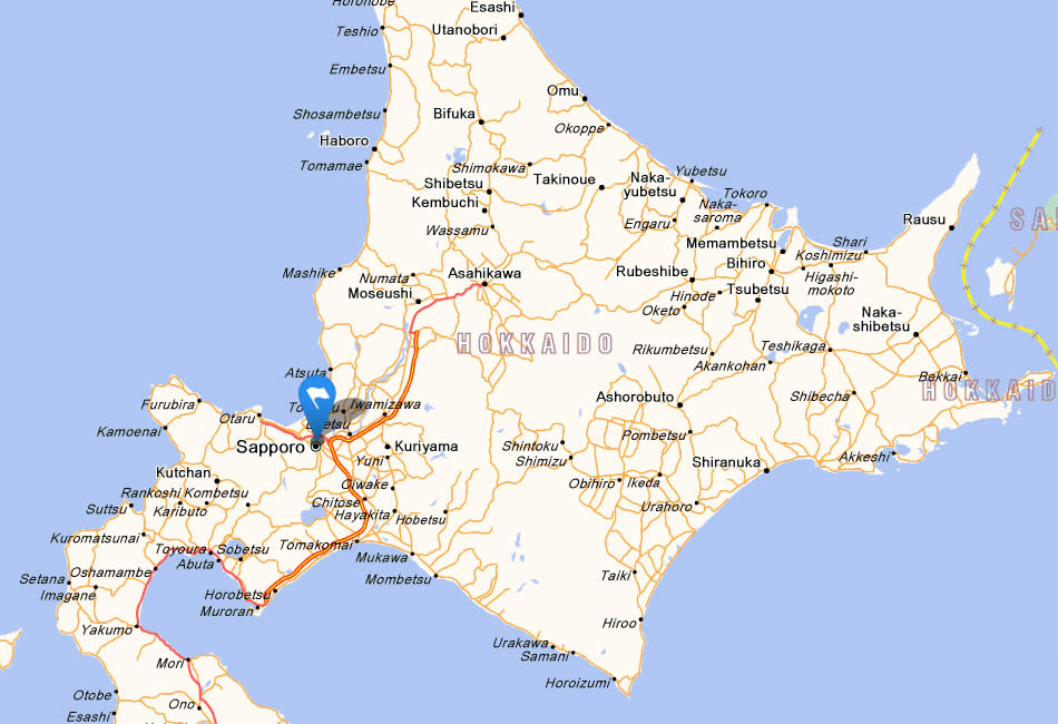 Sapporo map