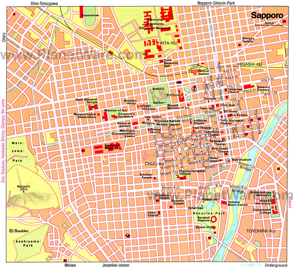 Sapporo Map