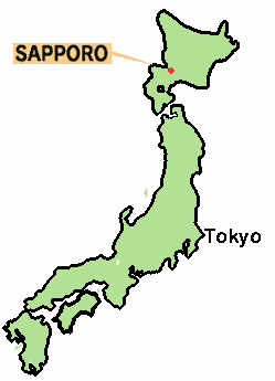 sapporo map japan