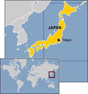 Tokyo On World Map Tokyo Map Tokyo On World Map Tokyo Map