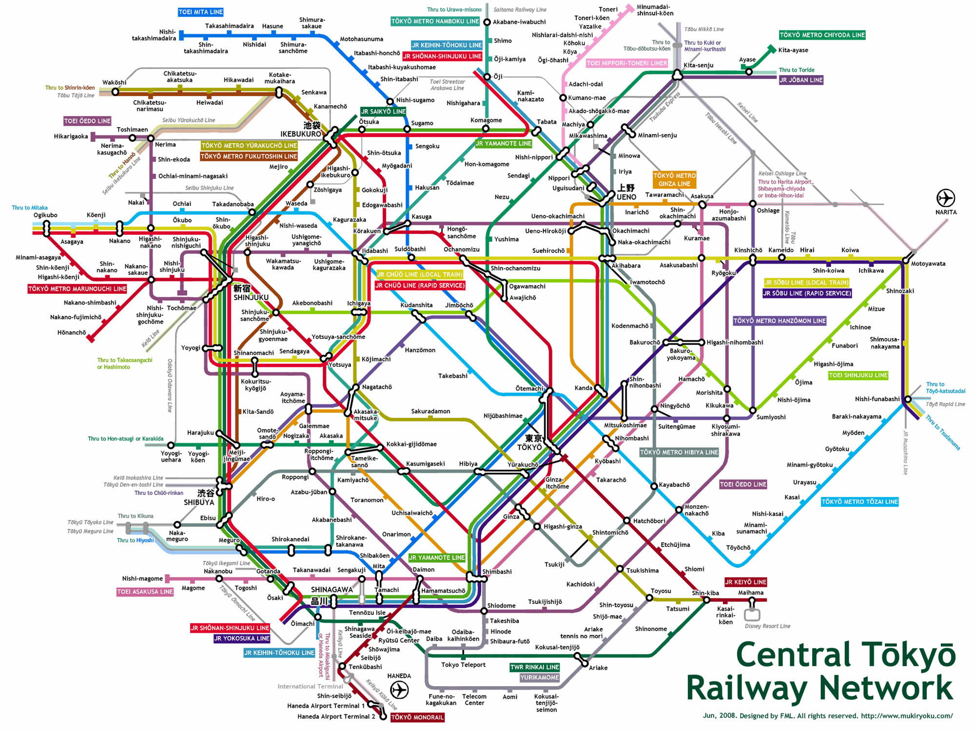 Tokyo Metro Map