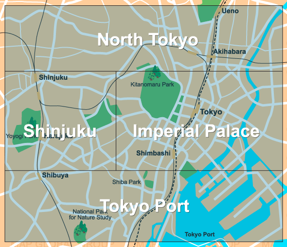 tokyo region map