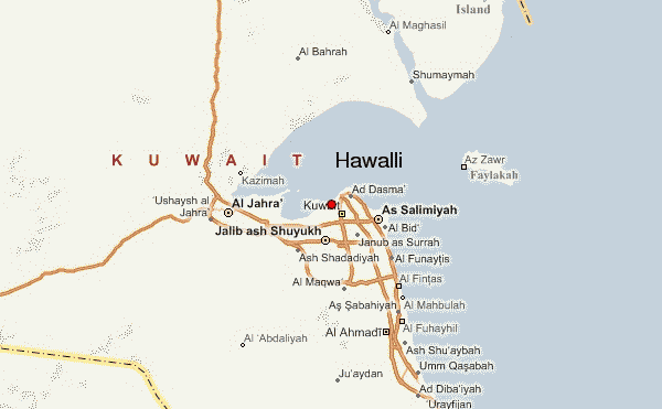 Hawalli map