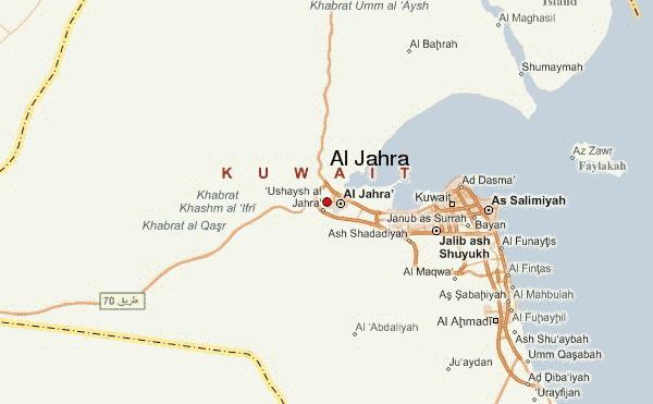 Jahra map
