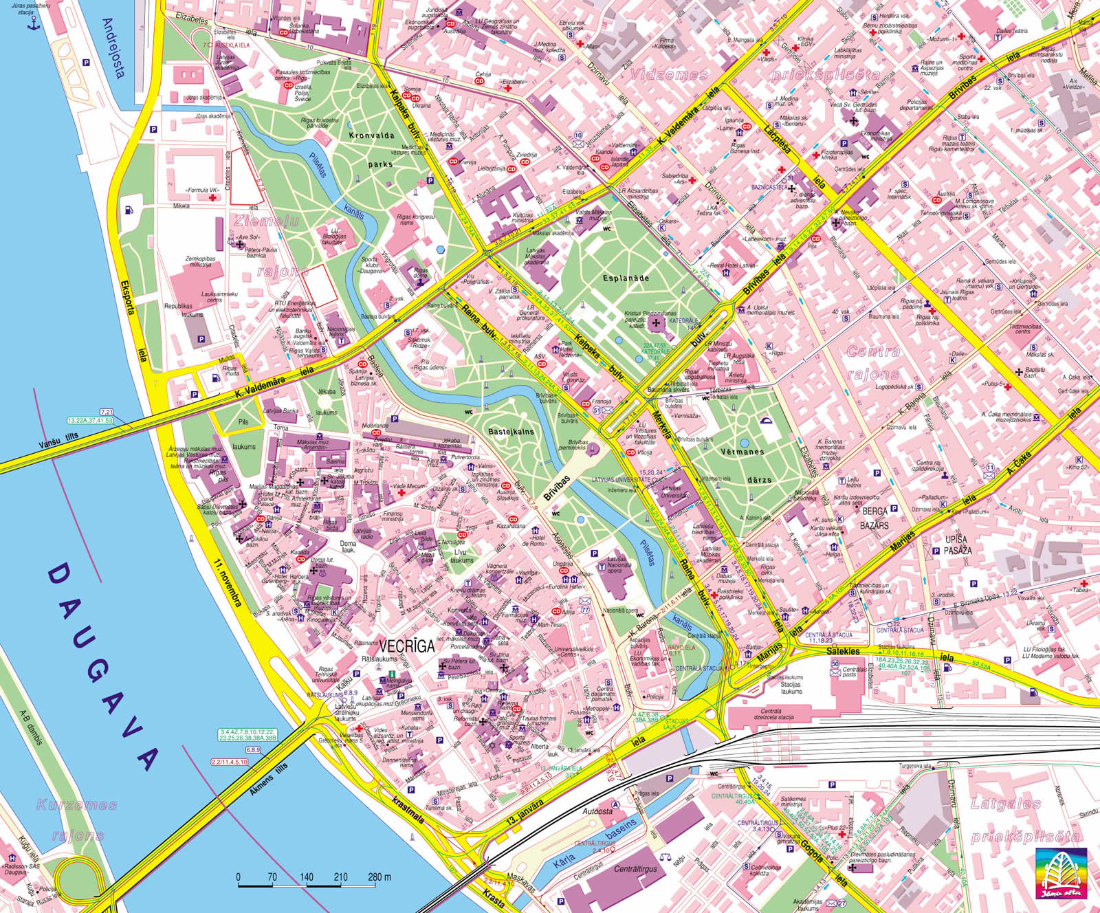 Riga Map