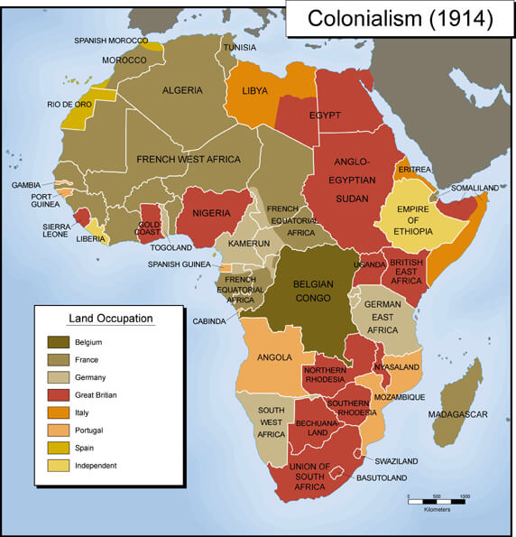 colonialism map 1914 liberia