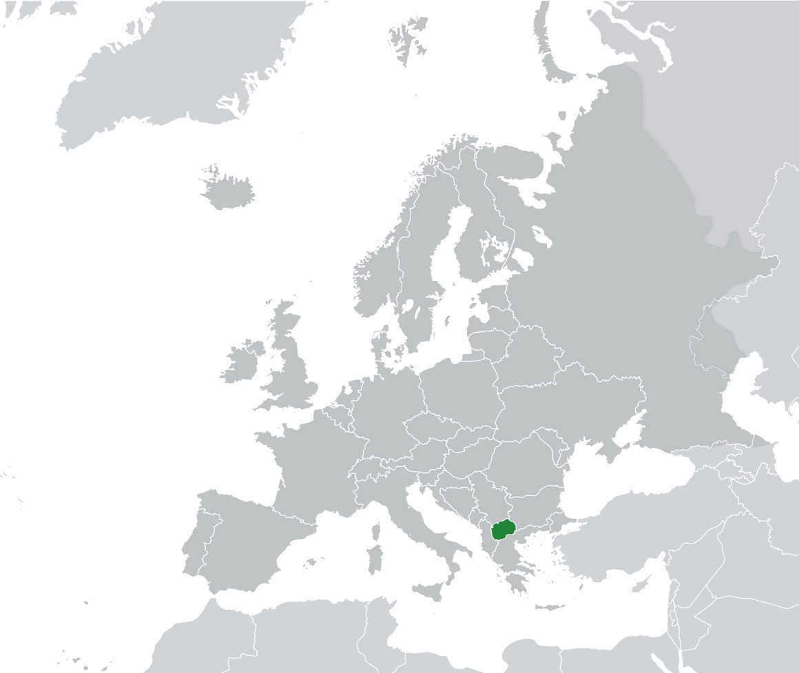 macedonia location map
