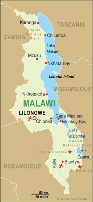 malawi maps