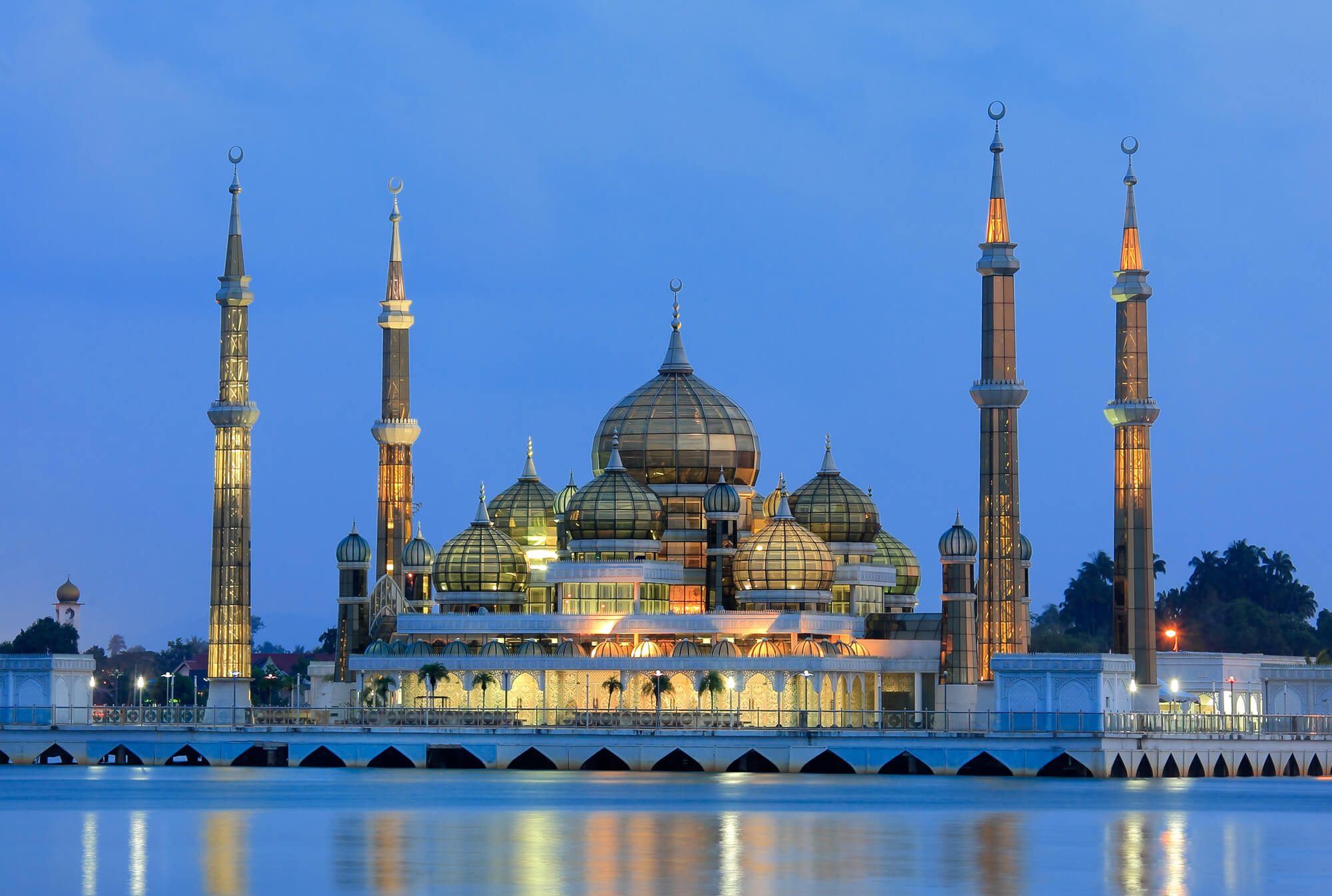 Crystal Mosque in Kuala Terengganu