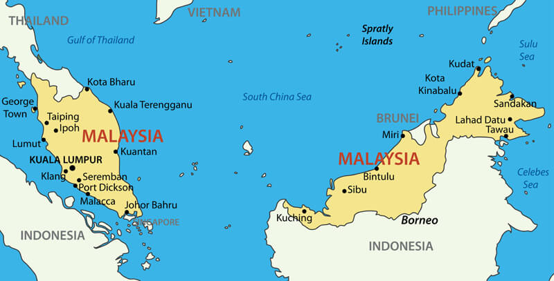 Malaysia Map