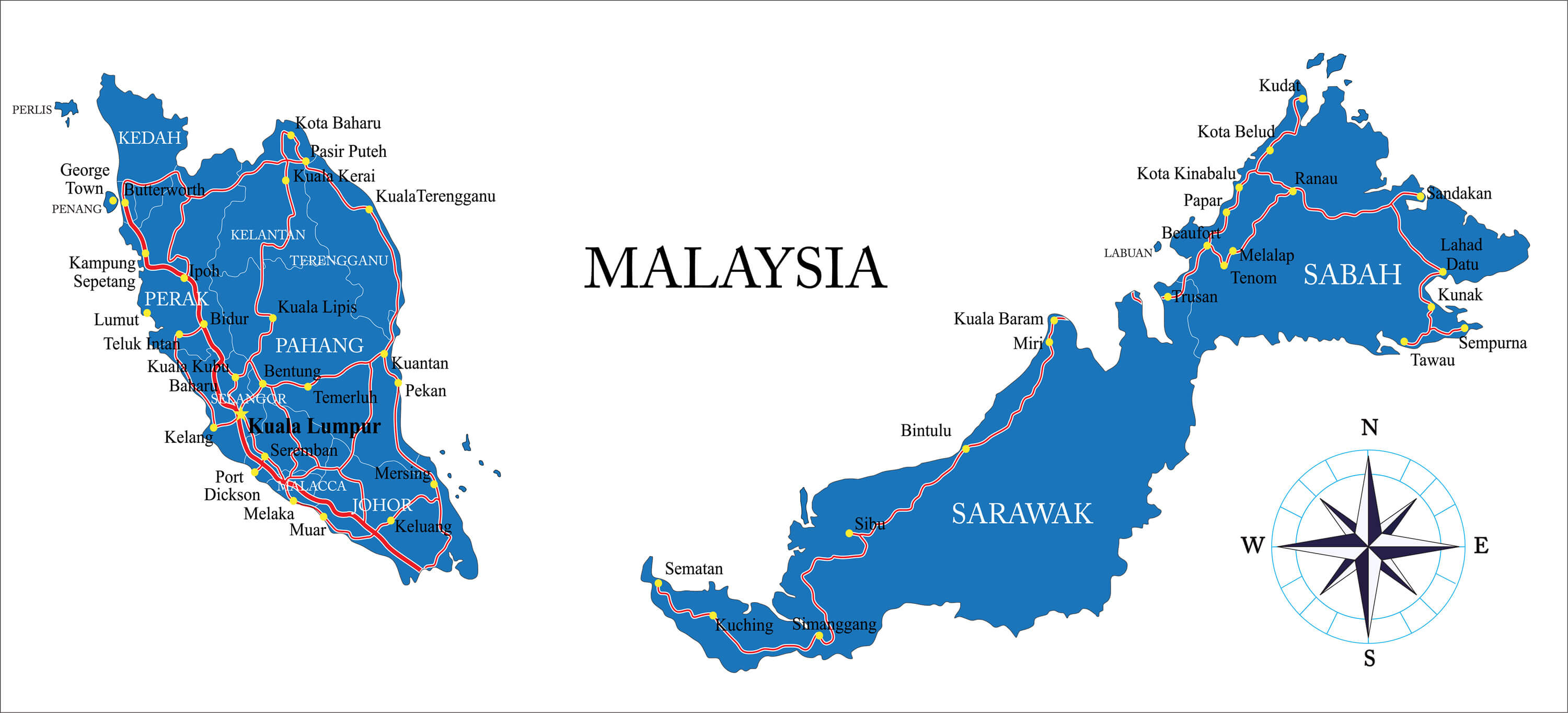 Map of Malaysia