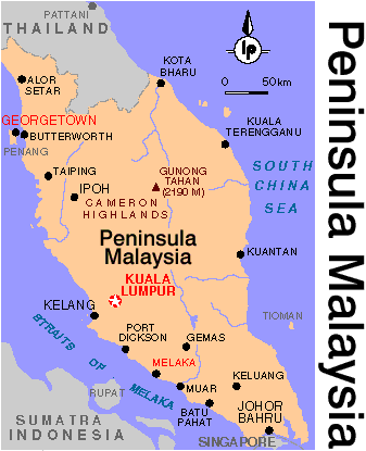 Kelang kuala lumpur map