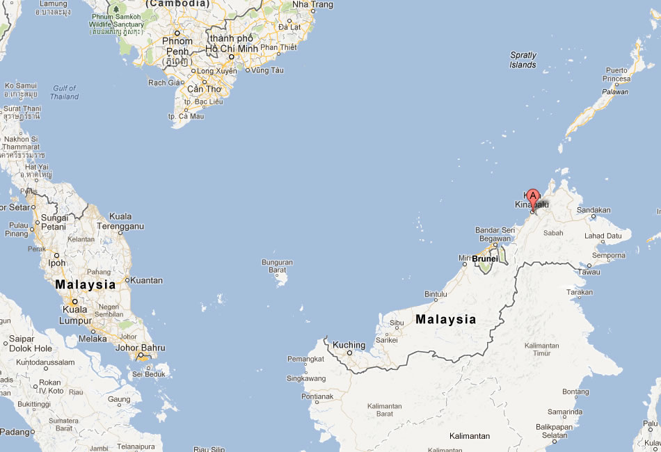 map of Kota Kinabalu malaysia