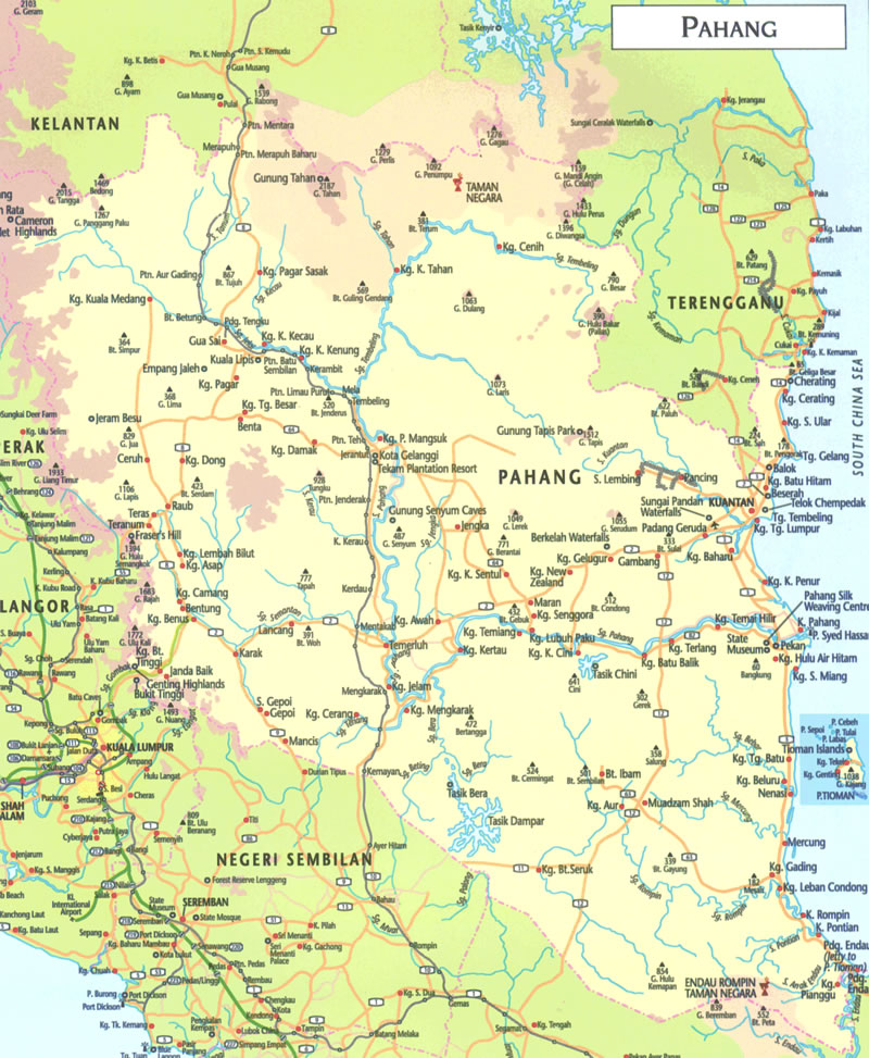 Kuantan map pahang