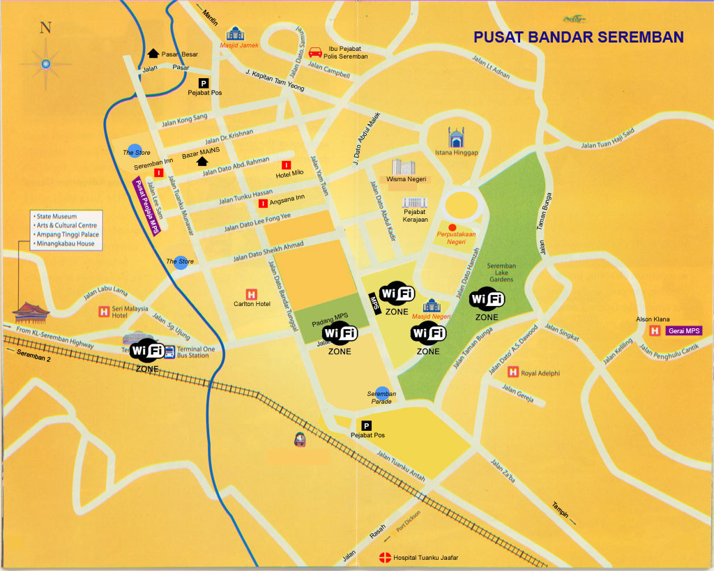 Seremban map