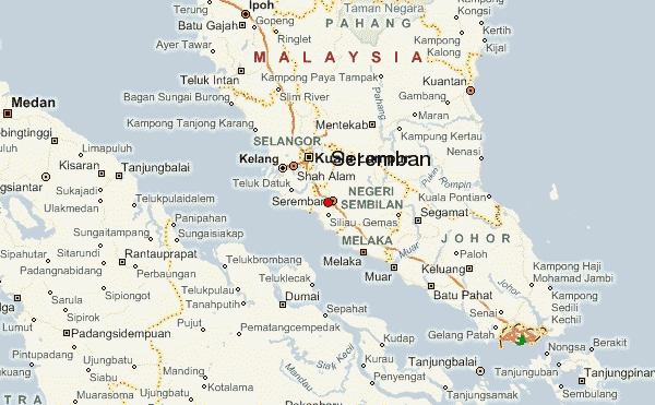 Seremban regional map