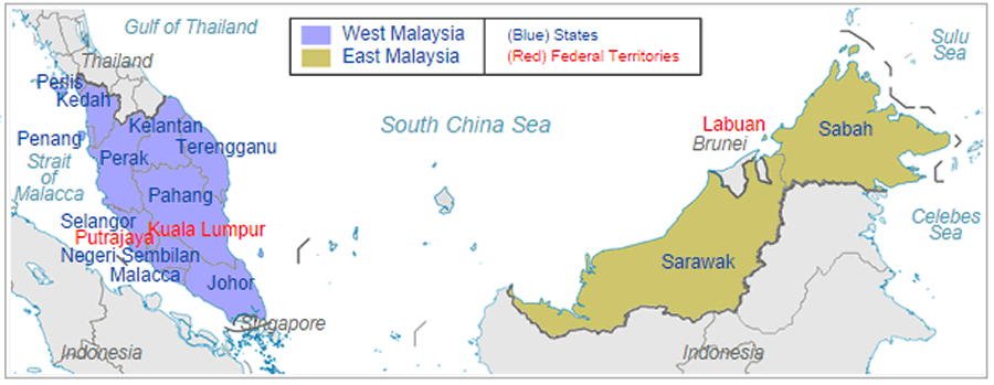 Malaysia Map