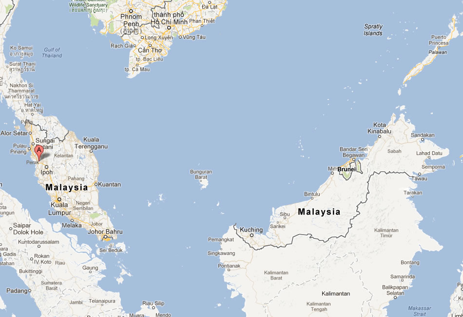 map of Taiping malaysia