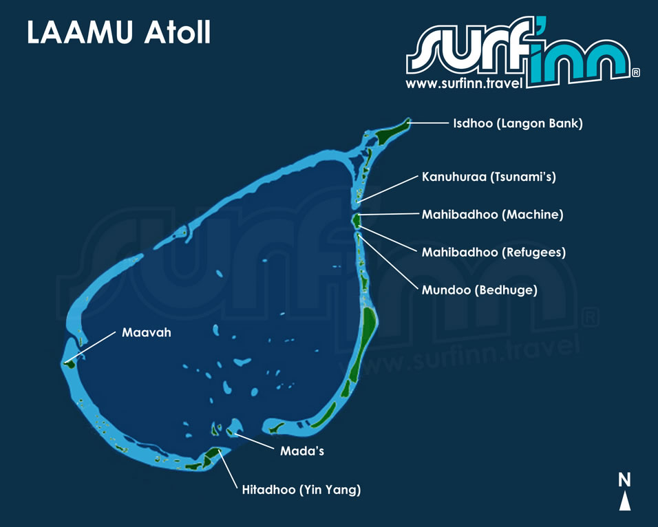 map of laamu atoll