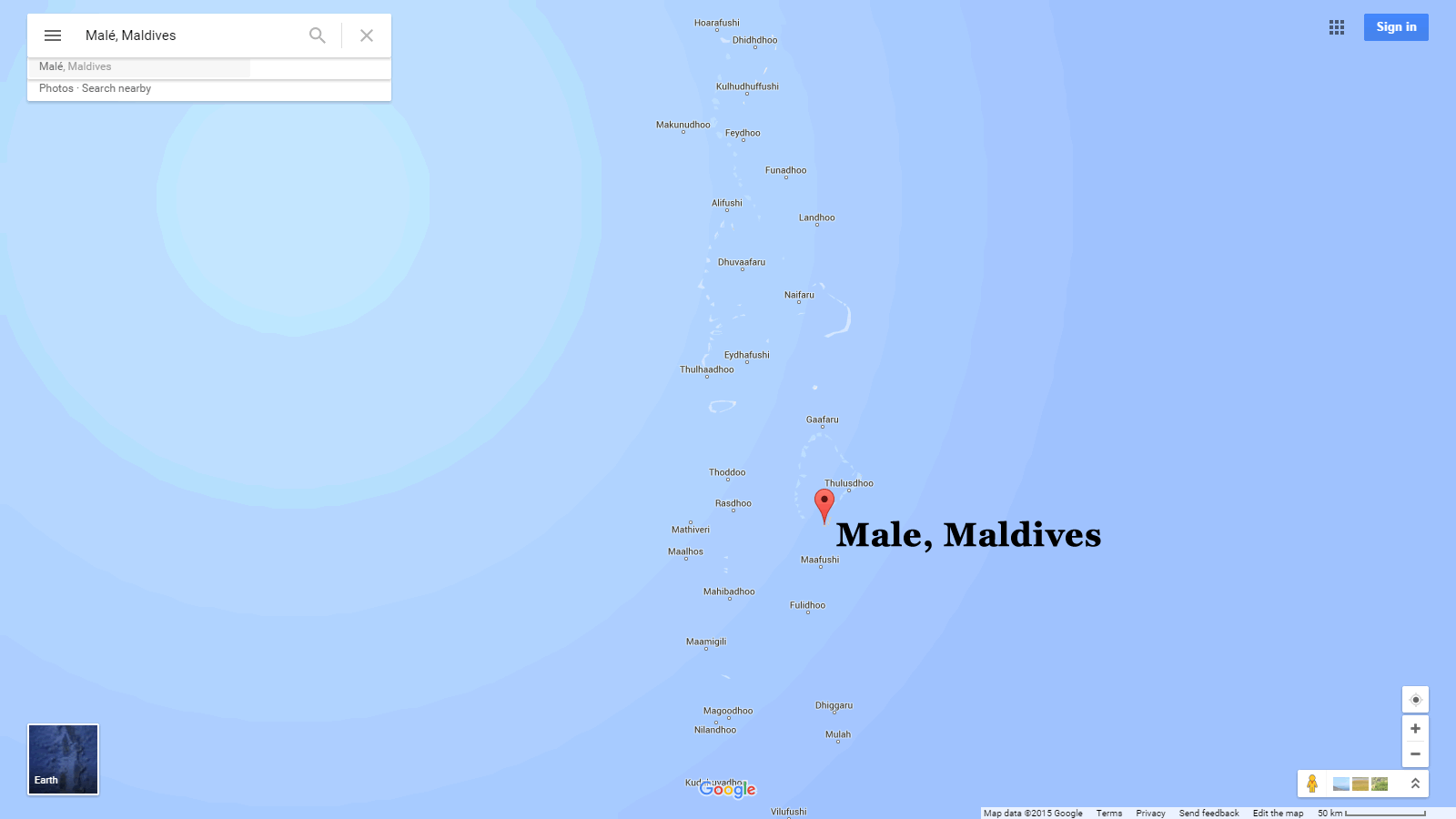 male maldives map