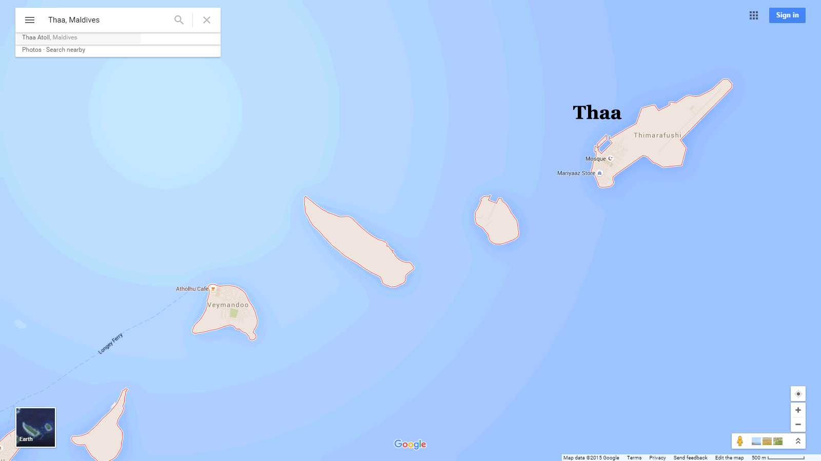 map of thaa