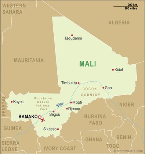 Mali maps
